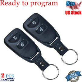 canscanshop 2 For 2007 2008 2009 2010~2012 Hyundai Santa Fe Keyless Entry Car Remote Key Fob