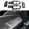 crosselec Carbon Fiber Window Lift Switch Panel Rear Cup Holder