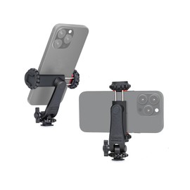 Zeadio Smartphone Tripod Mount Adapter, Cell Phone Tripod Holder Selfie Stick Monopod Adjustable Clamp