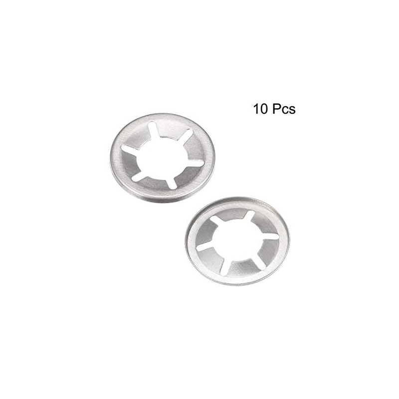 sourcing map M14 Washer 13.5mm I.D. 28mm O.D. Internal Tooth