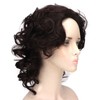 Men Short Black Wigs Soft Texture Breathable Adjust Net Firmly