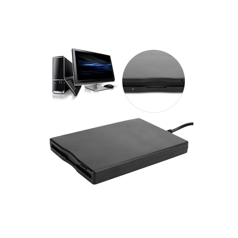 Lector de Tarjetas Externo USB 3.5" - Portátil y Alimentado