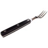 Black Plywood Pattern Steak Fork 10117