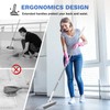 SetSail Grout Cleaner Brush with Long Handle, V-Shaped Floor Scrub