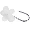 Cute Flower Shower Curtain Hooks, Glow in The Dark, Pretty