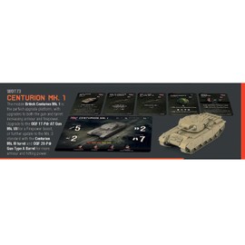 World of Tanks: British Centurion Mk. I Expansion - WOT Miniatures Game, Tabletop Gaming, War & Military, RPG Figures, WOT73