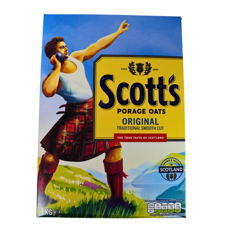 Scott's Porage Oats Original (1Kg) - Pack of 2