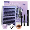 EchoVerde Lash Clusters Kit. Upgraded PBT Lash Extentions in 9-15mm