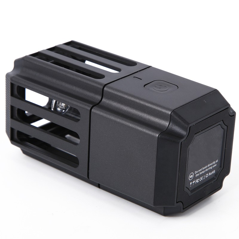 Portable UV Light Tool ABS Black Rechargeable Built In Battery