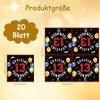 Pack of 20 Napkins 13th Birthday Boy Girl Black Red