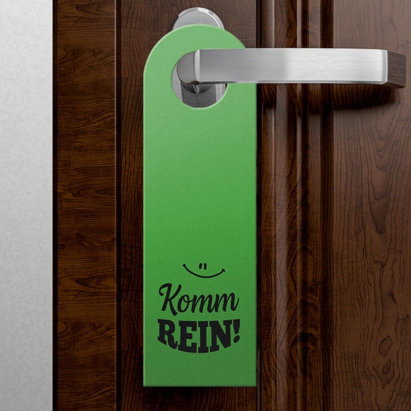 trendaffe - Do not disturb or come in door hanger