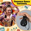SAHENITEANA Spanish Castanets, Traditional Flamenco Castanets with String, Wooden Hand