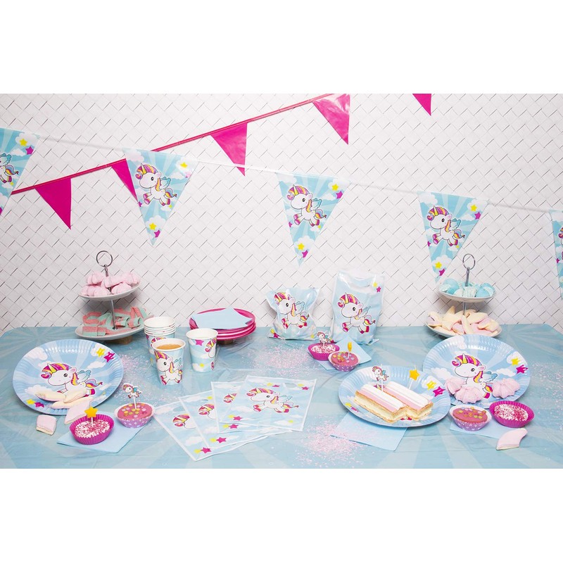 Bicchieri unicorno 250 ml - 8 pezzi