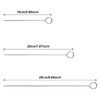 30 Pieces Kebab Skewers Reusable Stainless Steel Grilling BBQ Stick