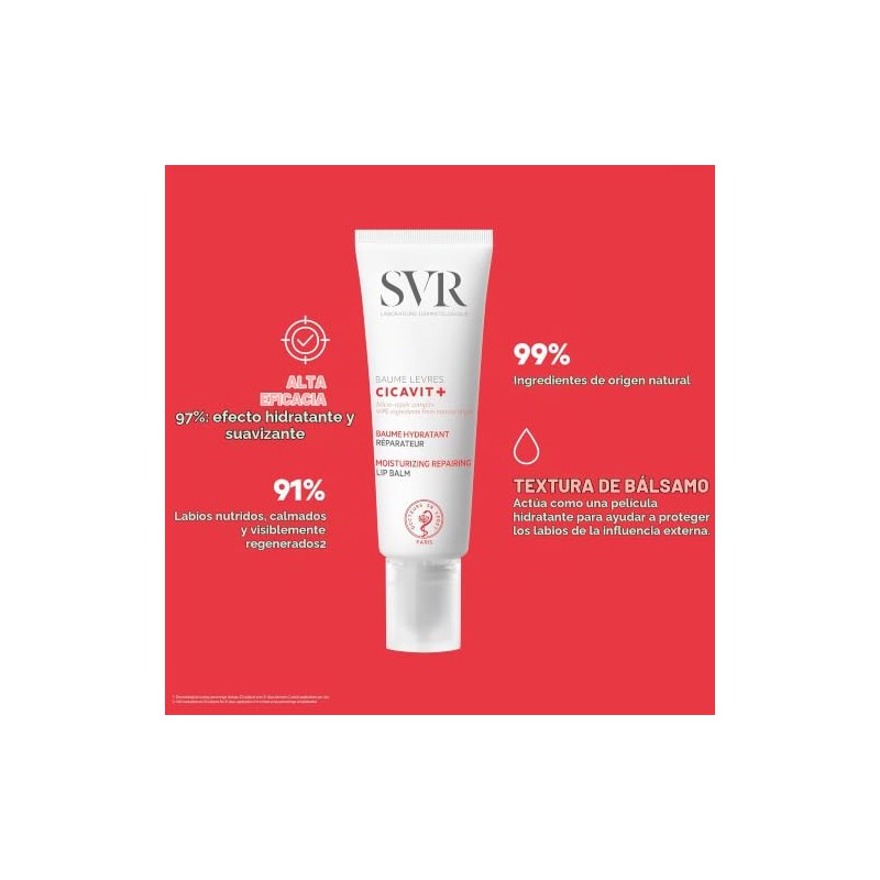 SVR Cicavit Bálsamo Labial Protector para Piel Irritada y Dañada,