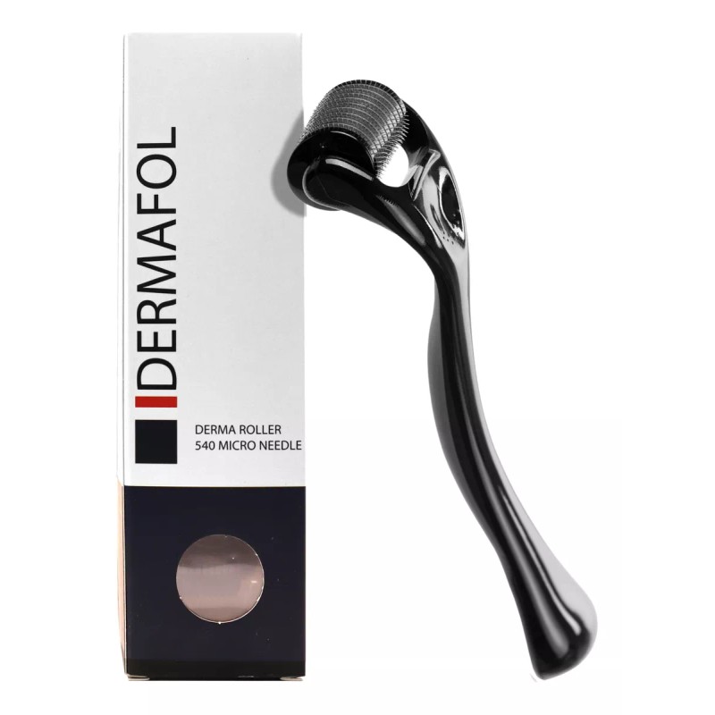 Ecomlab Dermafol Dermaroller Facial Barba 0.5 Mm Titanio Colágeno