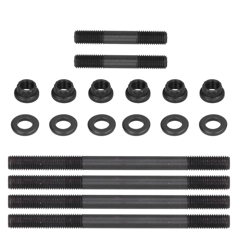 Heavy Duty Cylinder Head Studs Nuts Kit Steel Fit for
