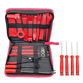 LDWZFDC 23pcs Auto Trim Removal Tool Kit Panel Fastener Clips Reinforced Automotive Tools Trim Panel Door Audio Clip Pliers Terminal