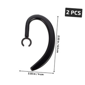iplusmile Sports Ear Clip Ear Hooks 2pcs Rubber Earpiece Clamp for Earphones Anti-Slip Rotation Ear Hooks