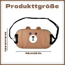 QUTHZZHY Children's Footrest, Adjustable Aeroplane Footrest, Hammock, Travel Accessories for Airplanes/Car, Comfort and Portability for Long Distance Travel, for Children, Long Travel