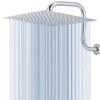 Voolan Rain Shower Head with Goose Neck Curve Arm, All