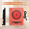 Noxton Portable Electric Stove 110V, 1800W Single Burner Electric Cooktop,