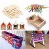 J&L Ray Wooden Sticks, 200 Wooden Ice Sticks DIY Mini