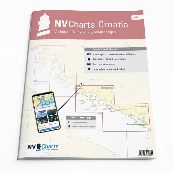 NV Atlas Croatia HR 2 with App Licenced Sea Map