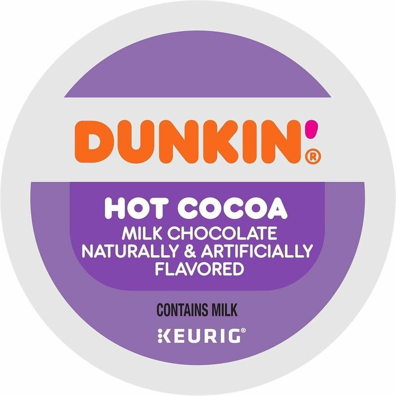 Dunkin' K Cups Dunkin' Milk Chocolate Hot Cocoa, 88 Keurig