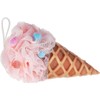 Esponja de Baño Rosa en Forma de Cono de Helado,