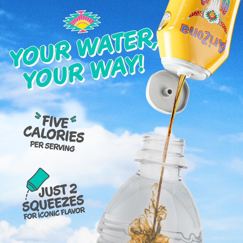 AriZona Mucho Mango Fruit Juice Cocktail - On-the-Go Water Enhancer,