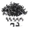 (50 Pack) TMKOOL 1 inch Half J Clamp J-Hook with