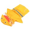 Dog Raincoat Waterproof Transparent PVC Brim Adjustable Hooded Dog Rain
