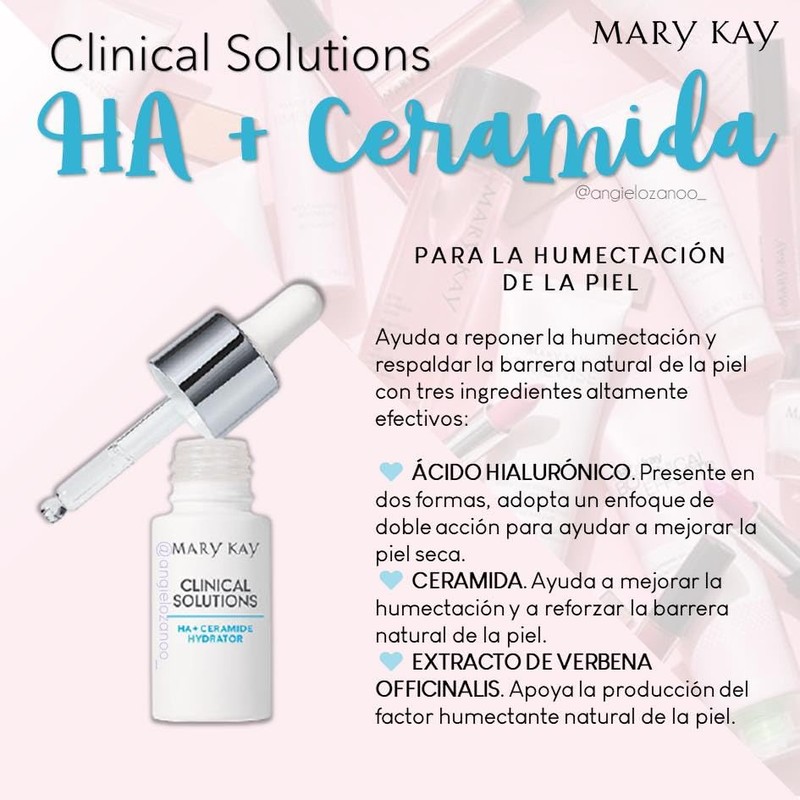 MARY KAY Concentrado HA + Ceramida para la Humectación Clinical