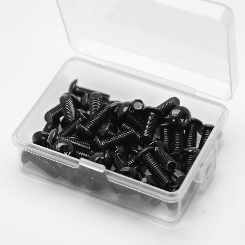 M5 x 12 mm Rounded Head Screws with Hexagon Socket