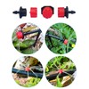Kalolary 150PCS Drip Irrigation Kit Accessories Plant Watering System Adjustable