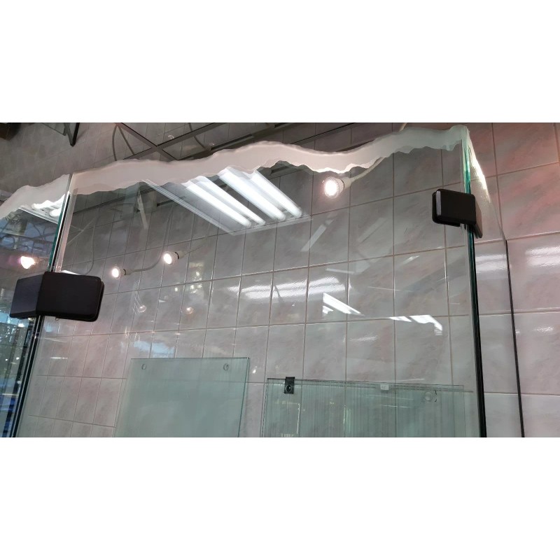 THE SHOWER DOOR FRAMELESS SHOWER DOOR GLASS CLAMPS 3/8 &