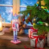 JECOMPRIS Christmas Soldier Nutcracker Decoration Wooden 25 4 cm Nutcracker