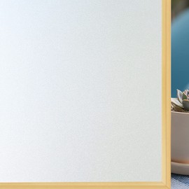 PYJLBX Window Glass Blindfold Film, Window Film, Glass Film, Frosted Glass Sheet, Glass Shatterproof Film, Insulation, Shatterproof, UV Protection, Repositionable, Removable, Window Film, Invisible from Outside, Just Stick With Water, Bathroom / Bath / E