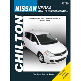 Chilton Total Care Manual 52780 for Nissan Versa 2007-2014