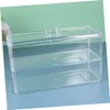 BIUDECO Double Layer Acrylic Makeup Brush Storage Box Lid Capacity