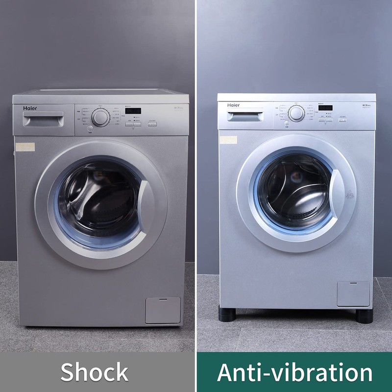 RCHYFEED 4 Pack Adjustable Furniture Risers 1 inch Round, Bed