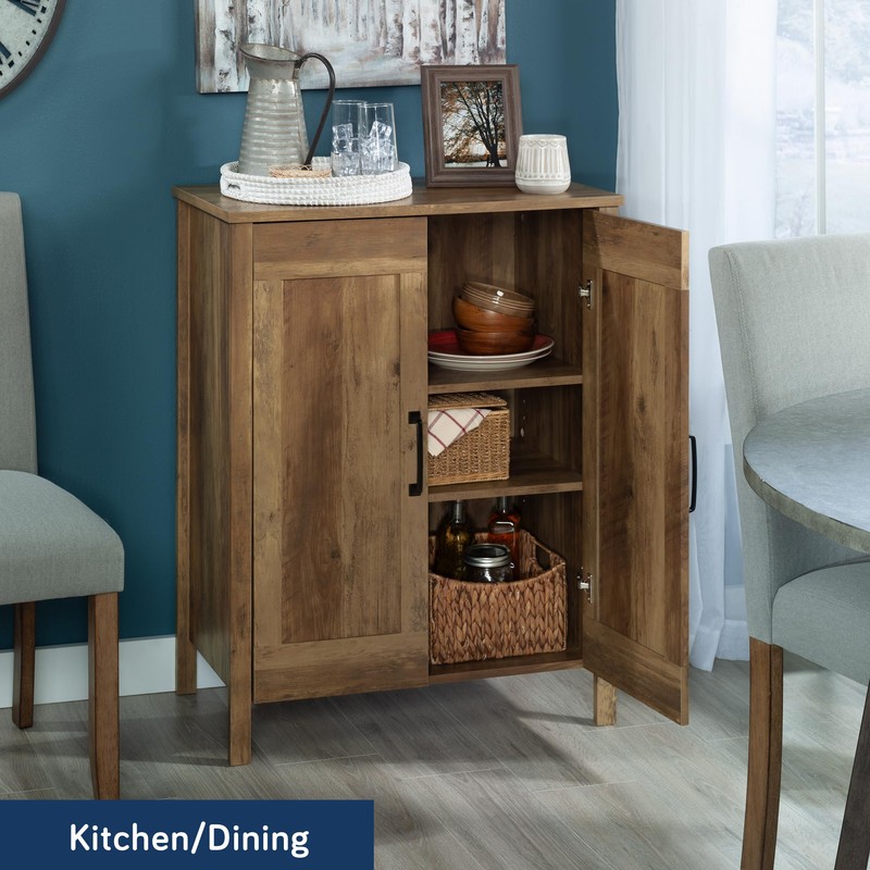 Sauder Miscellaneous Storage Cabinet, Rural Pine Finish