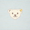 Steiff Unisex Baby Basic Blanket Nicky GOTS, celestial blue