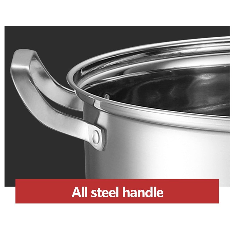 Xuthusman 304 Stainless Steel Steamer - Stackable 5 Levels with