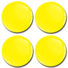 Skino Eu Car Sticker for Hub Caps, Hub Caps, Hub Caps, Wheel Hub Cover, Wheel Sticker 60 mm, Yellow A 1160
