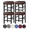 HFCNMY Stool Covers Rectangle, Stretch Waterproof PU Rectangle Bar Stool
