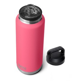 YETI Rambler 46 oz Bottle, Vacuum Insulated, Stainless Steel with Chug Cap, Tropical Pink