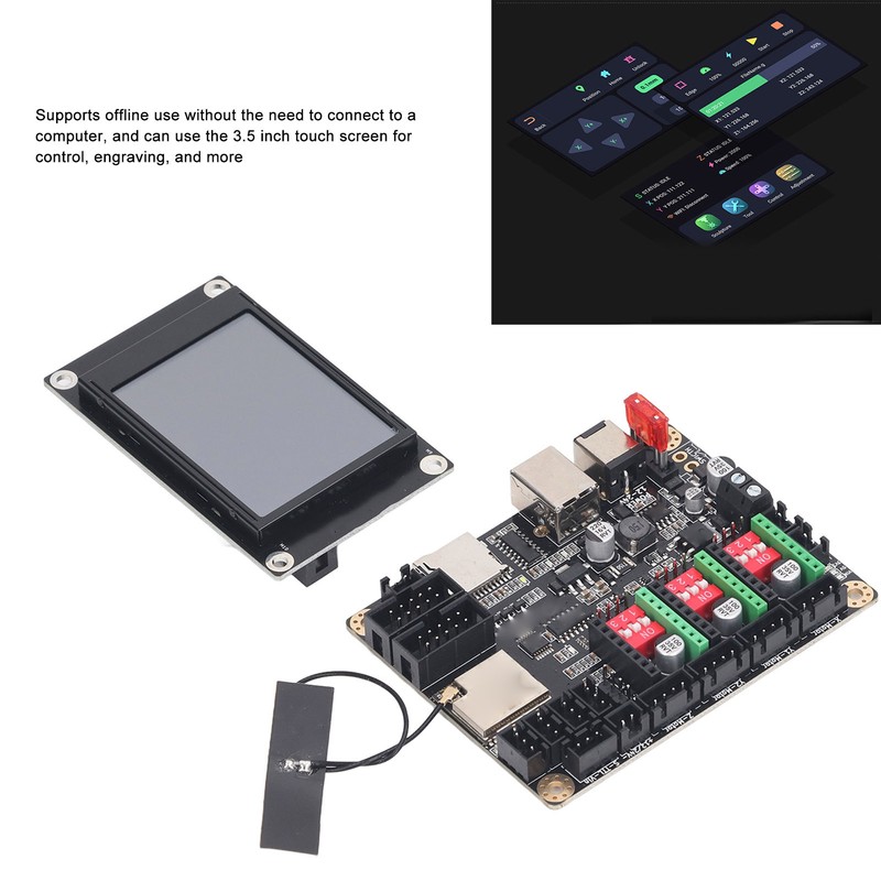 Engraving Machine Display Kit Desktop Engraver 2.4 Inch Touch Screen