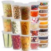 Klex Deli Containers with Airtight Lids, BPA Free Heavyweight Plastic
